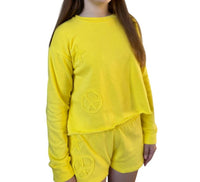 Flowers By Zoe - Girls Cropped Sweatshirt