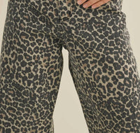 MIOU MUSE Meara Barrel Pants in leopard - women's jeans - view 5