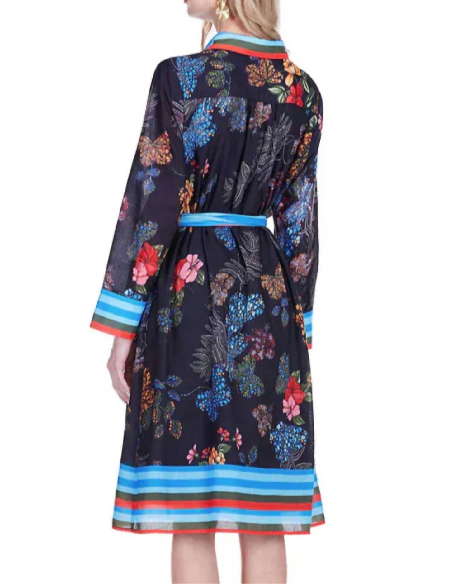 Jade - Midnight Garden Dress