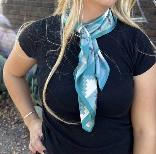 Rowdy Crowd - Sedona Spirit Western Southwestern Wild Rag Scarf