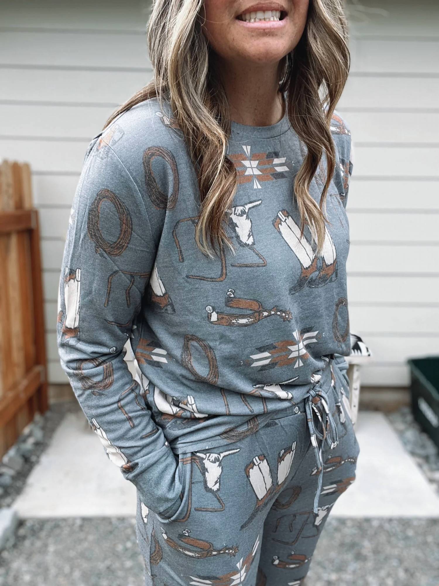 2Flyco - Pj Lariat Long Sleeve Top