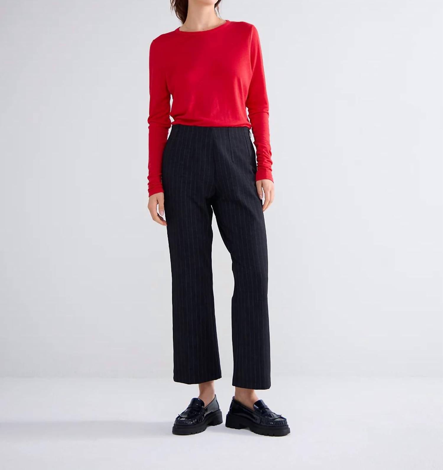 Summum - Crewneck Long Sleeve Top