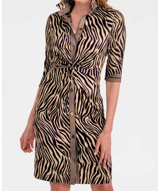 Gretchen Scott - Twist & Shout Animal Instincts Mini Dress