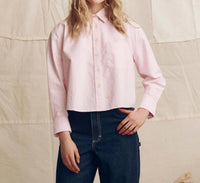 The Great. - The Cropped Oxford Shirt