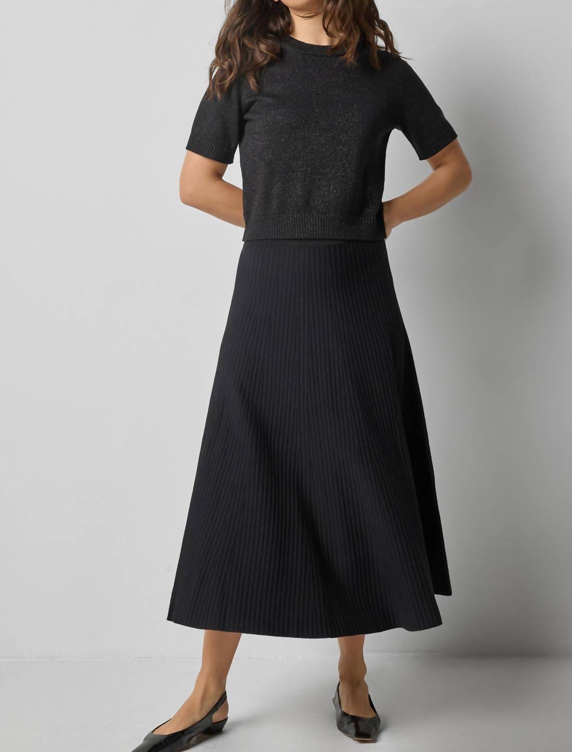 Lilla P - Short Sleeve Sparkle Sweater