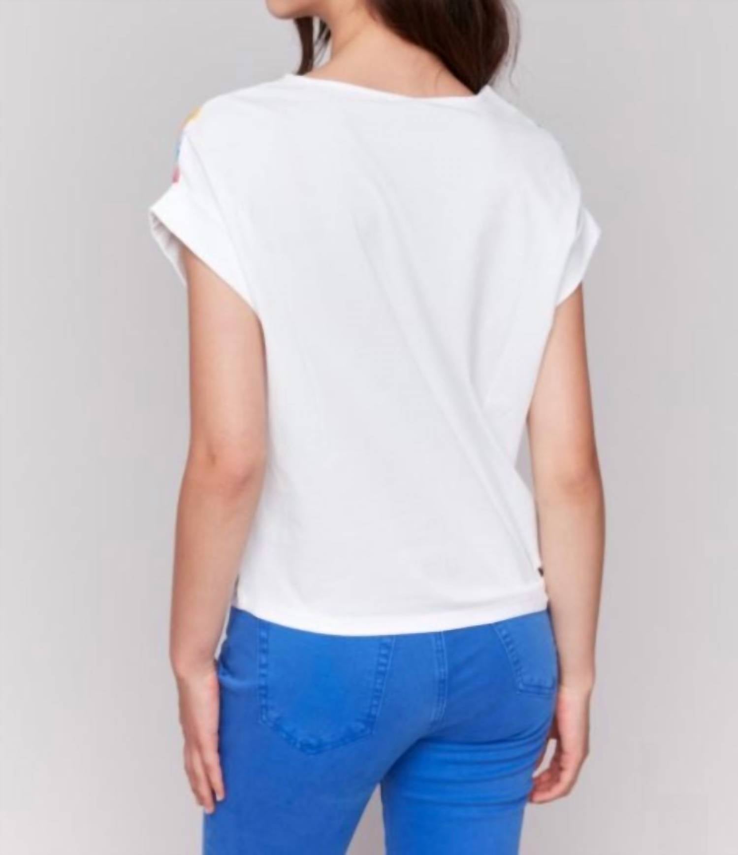 Charlie B - Side Knot Tie Top