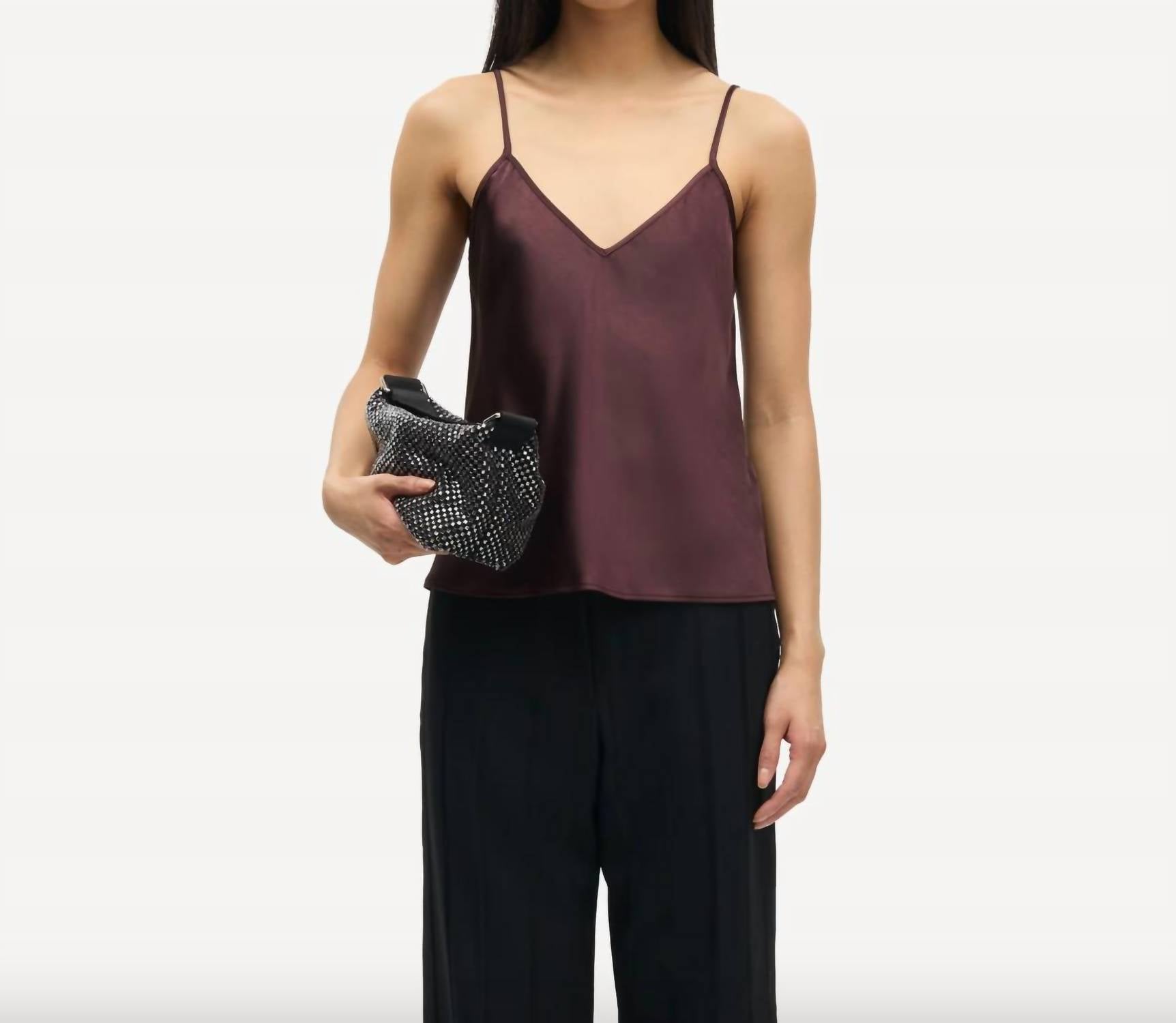 SAMSOE Women's Sasharon Top in fudge - women's shirt