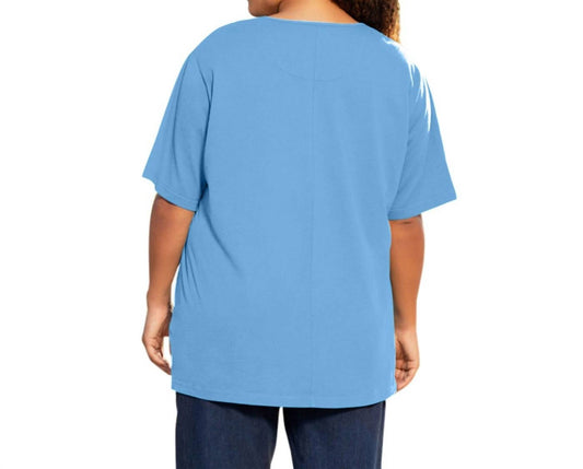 On The Plus Side - Cotton Short Sleeve Tee - Plus