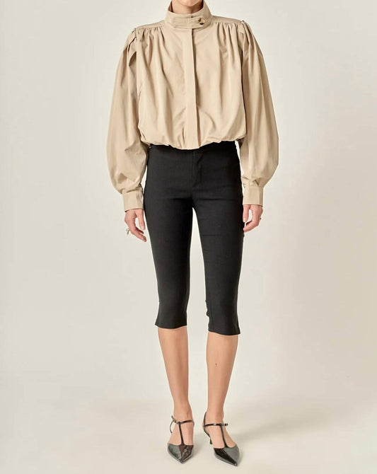 English Factory - Shirred Trench Short Coat