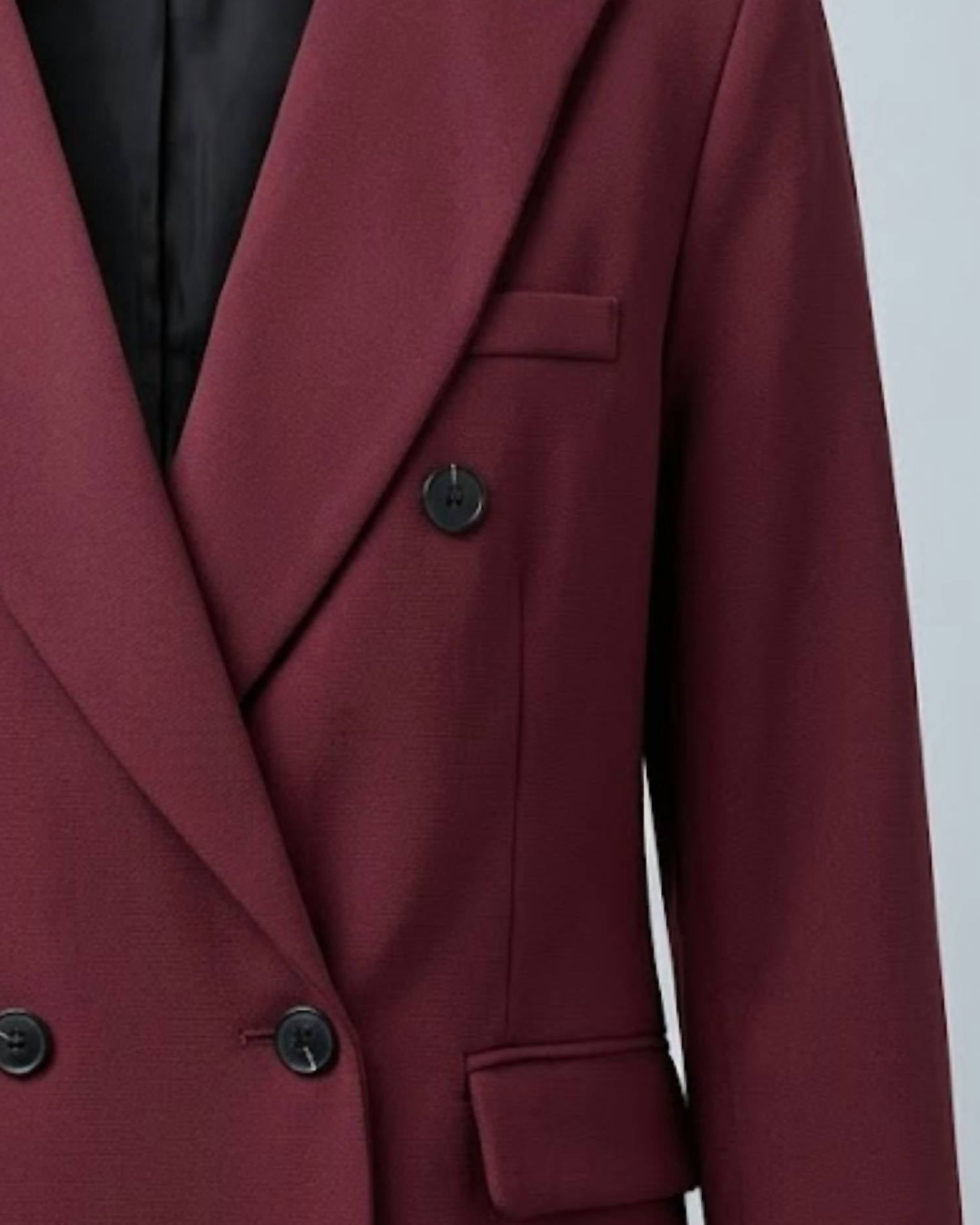 Sundayup - Women's Button Blazer Jacket