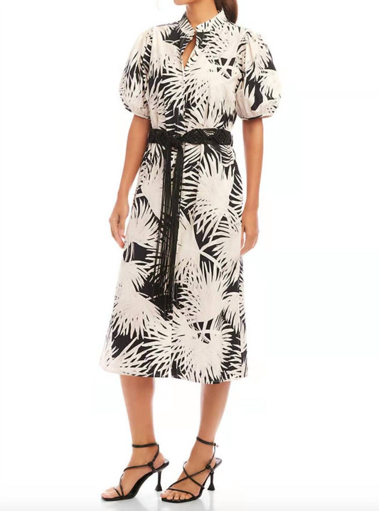 Karen Kane - Puff Sleeve Shirt Dress