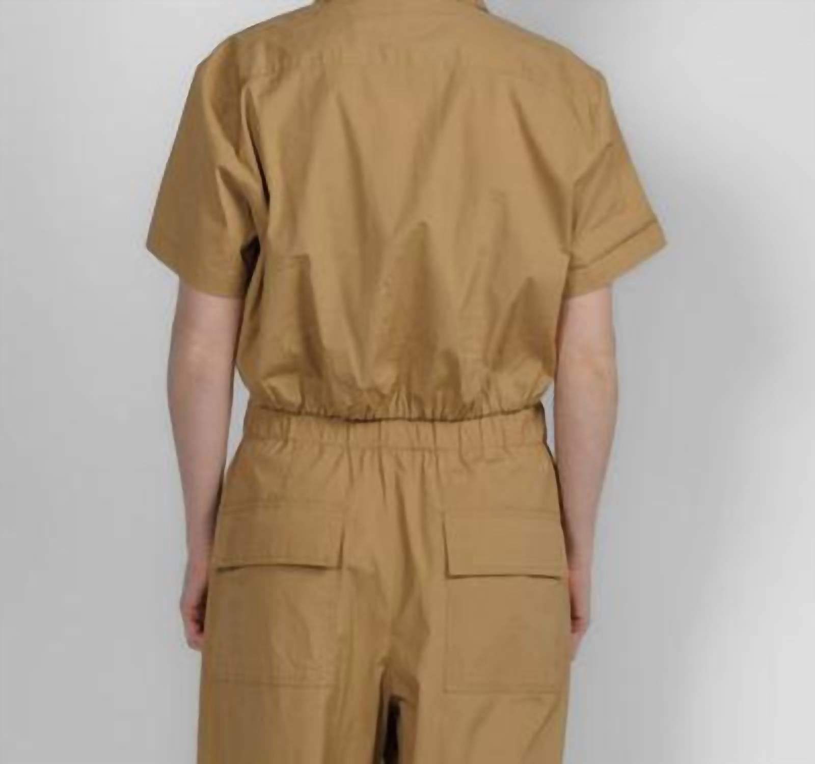 A.L.C. - Lily Short Sleeve Cropped Cotton Shirt