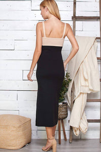 Sweet Lemon - Color block bodycon dress