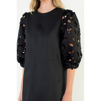 Thml - Eyelet Sleeve Mini Dress