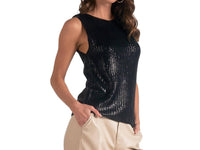 Elan - Shine On Sleeveless Sweater