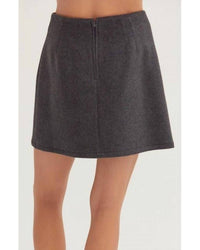 Crescent - Molly Wool Blend Skirt
