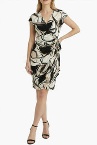 Maggy London - Printed Wrap Dress