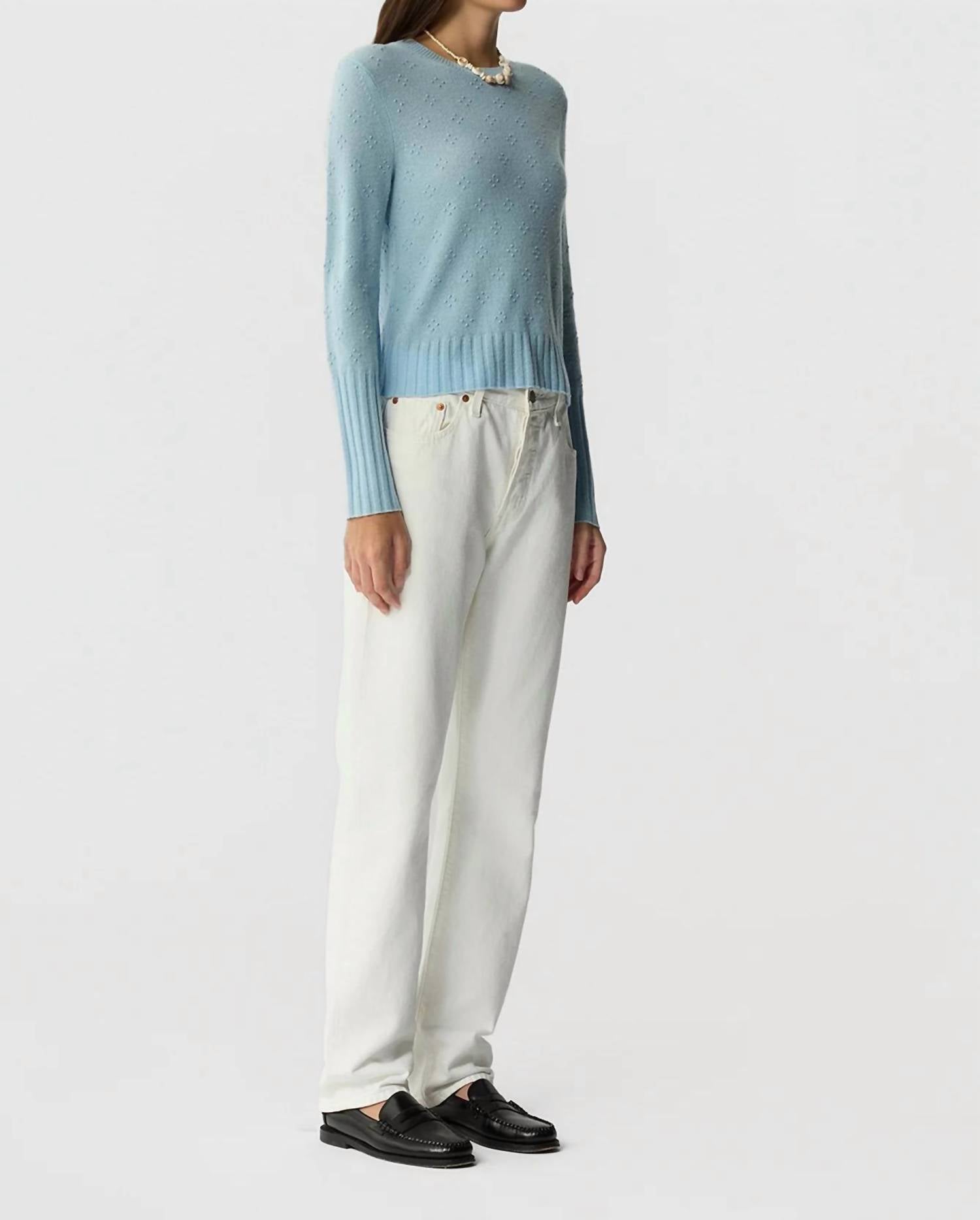 Guest In Residence - Compass Shrunken Crew Sweater
