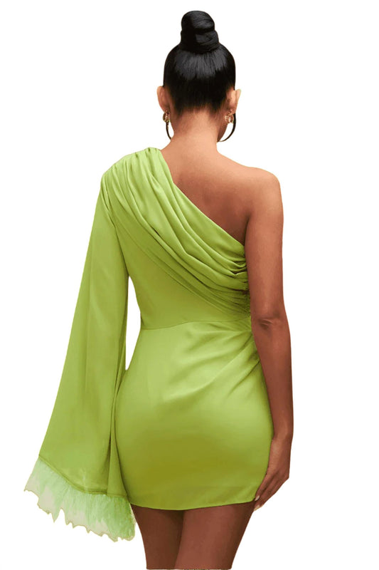 Luxxel - One Shoulder Dress