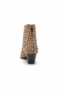 Qupid - Women's Mystique Cheetah Bootie