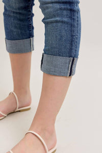 Judy Blue - Midnight Charm Cuffed Capri Jeans