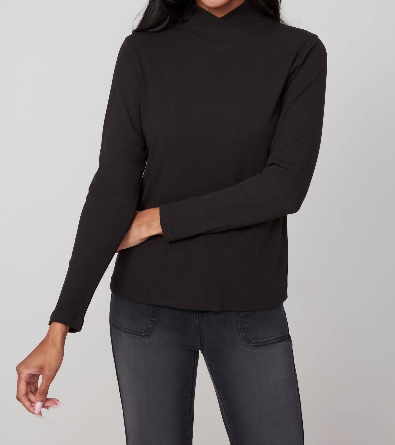 Renuar - Give It To Me Mockneck Top