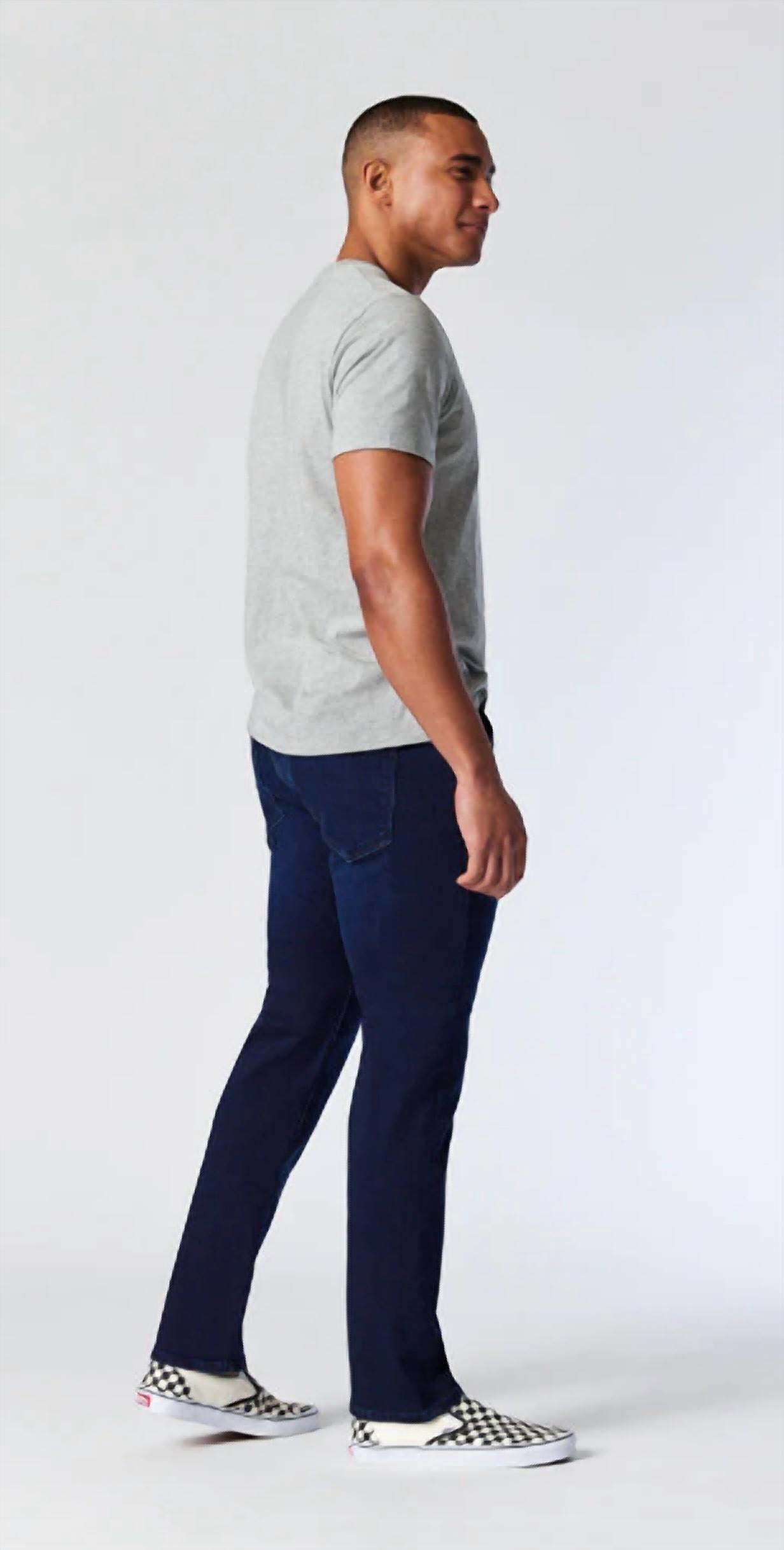 mavi Men's Marcus Athletic Jean in dark brushed - men's jeans - alternate view
