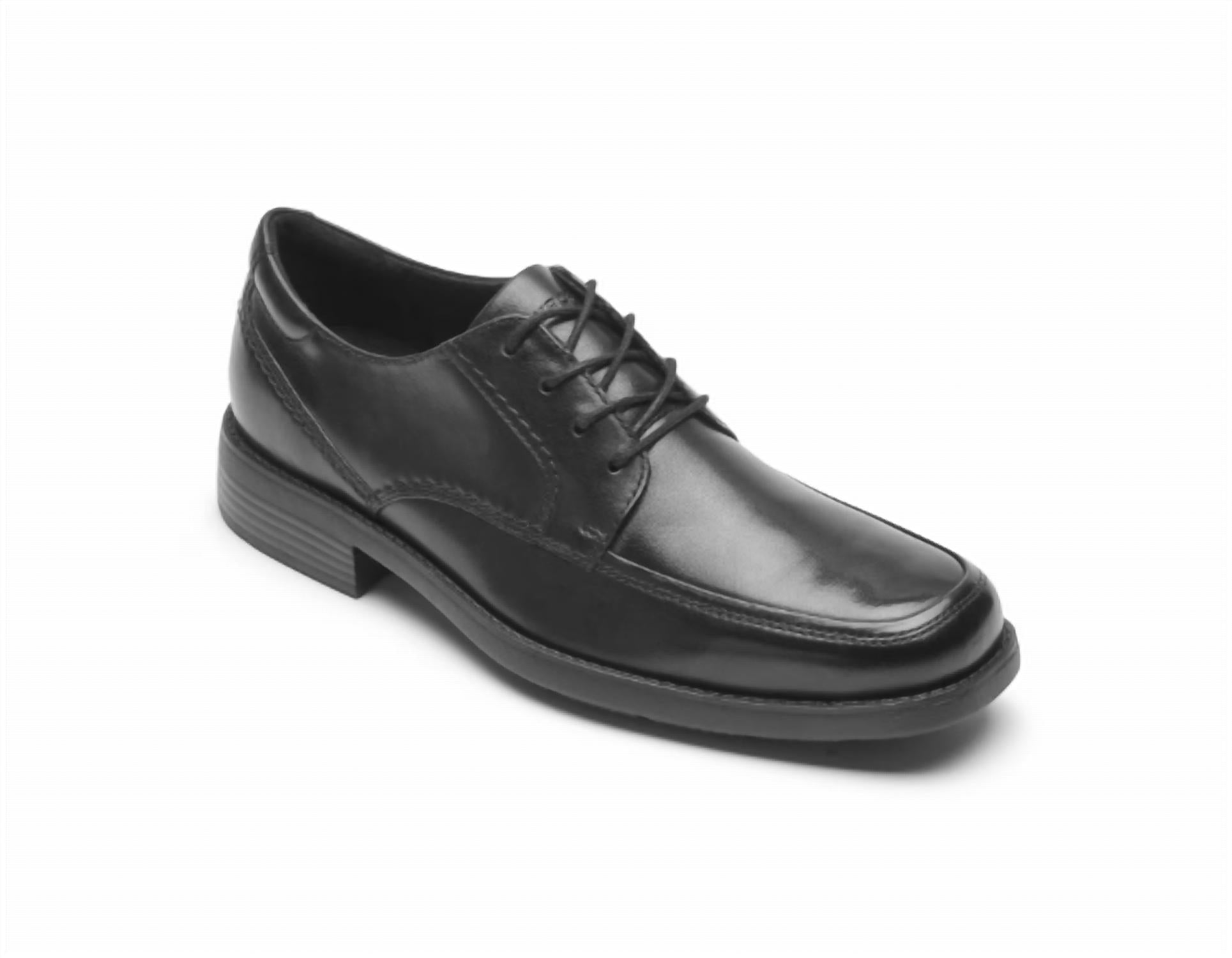 ROCKPORT Men's Greyson Apron Toe Shoe in black - men's shoe