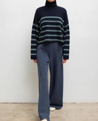 Leset - Zoe Breton Stripe Crew Sweater