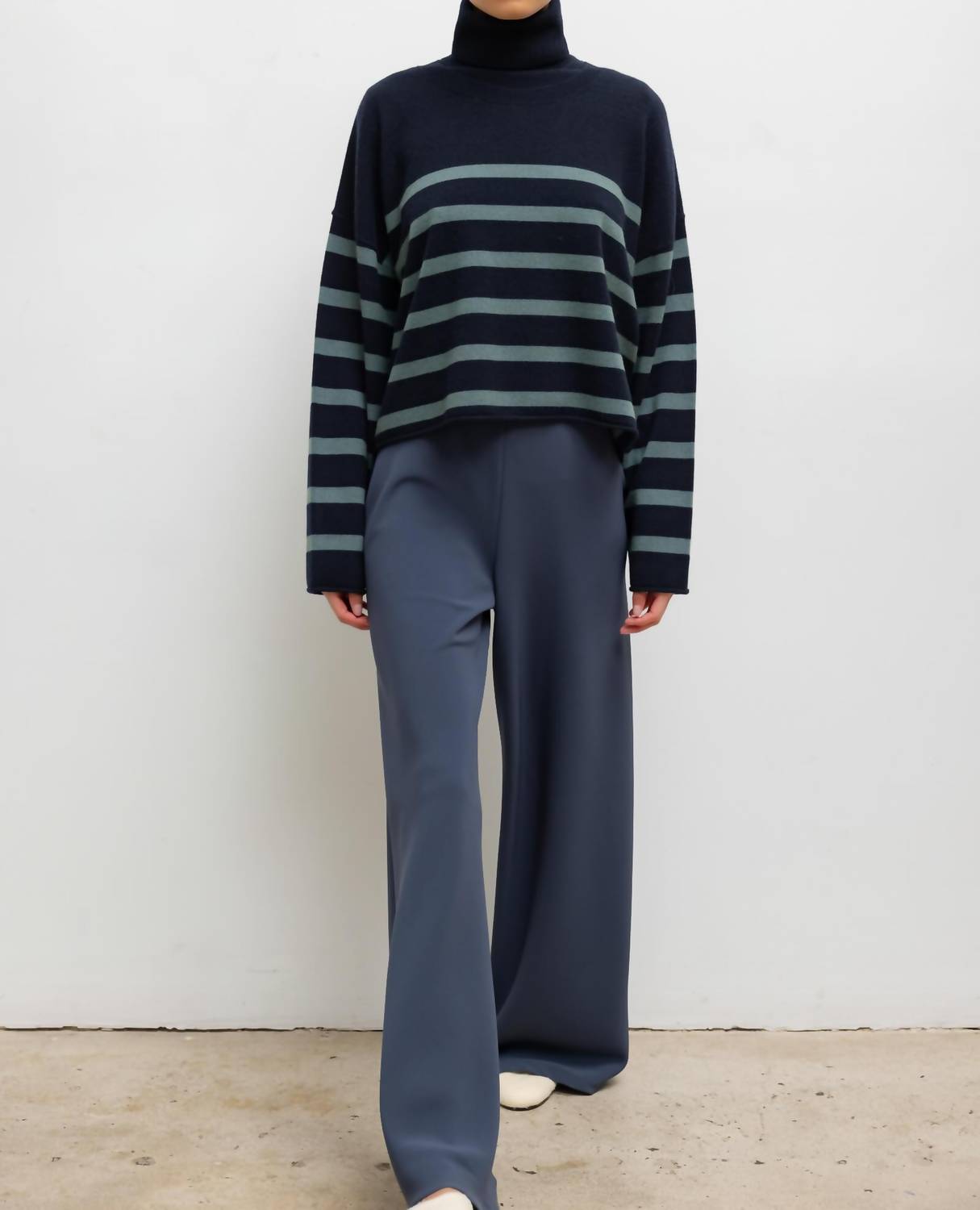 Leset - Zoe Breton Stripe Crew Sweater