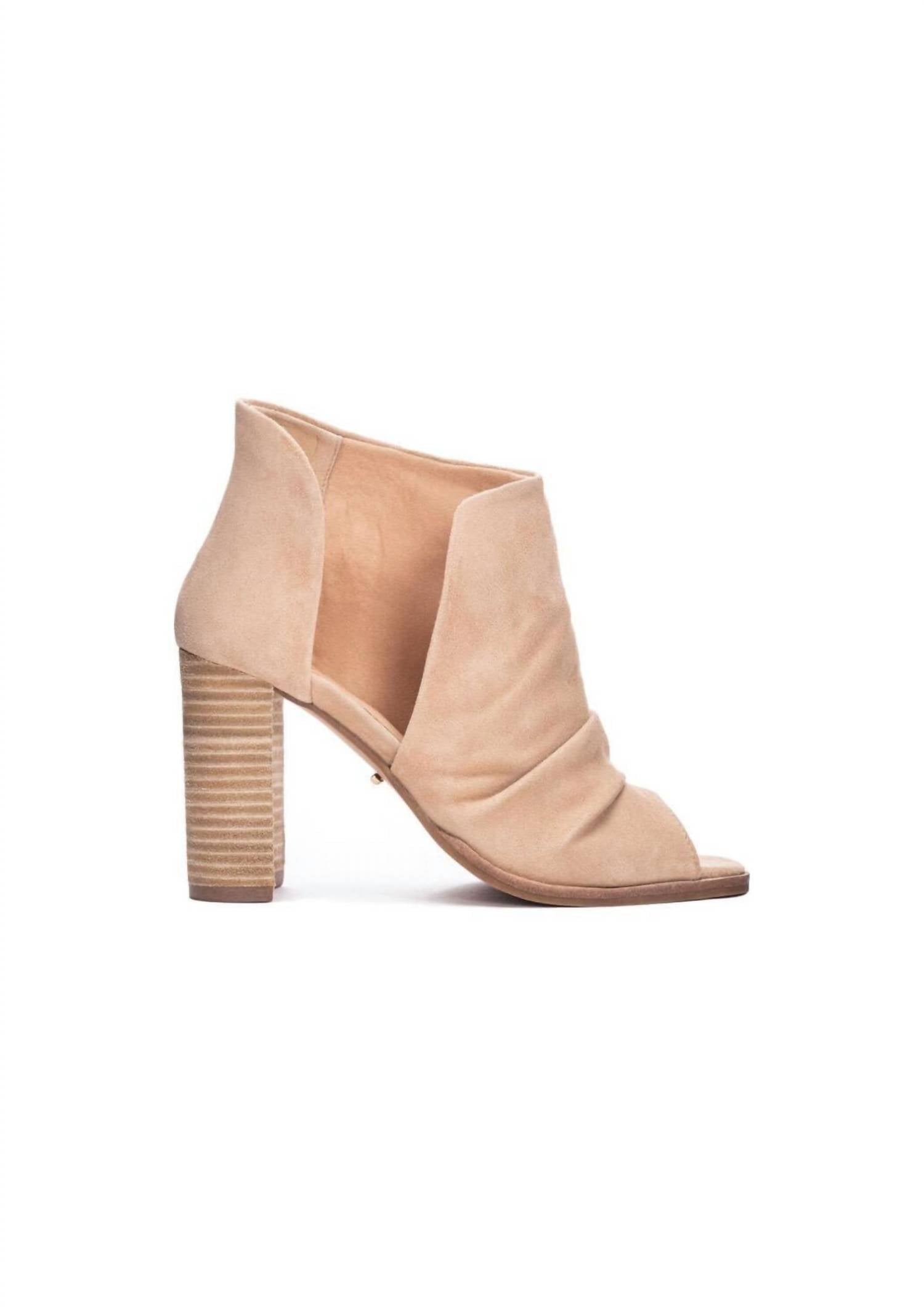 42 Gold - Women's Slip On Open Toe Heel