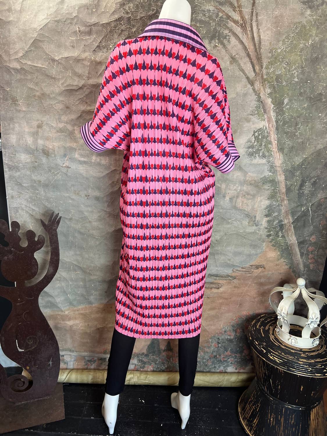 Vanite Couture - Women's Pleated Jacket Dress