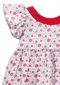 Zuccini Kids - Girl's Winter Floral Grace Bow Dress