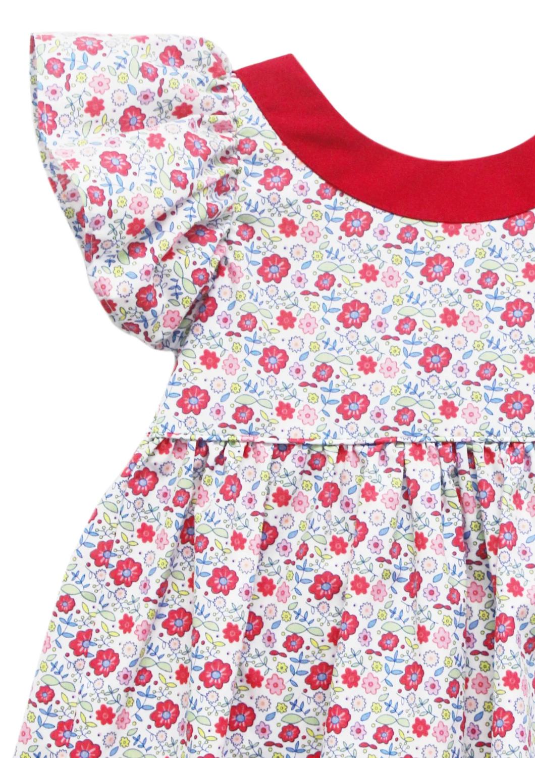Zuccini Kids - Girl's Winter Floral Grace Bow Dress