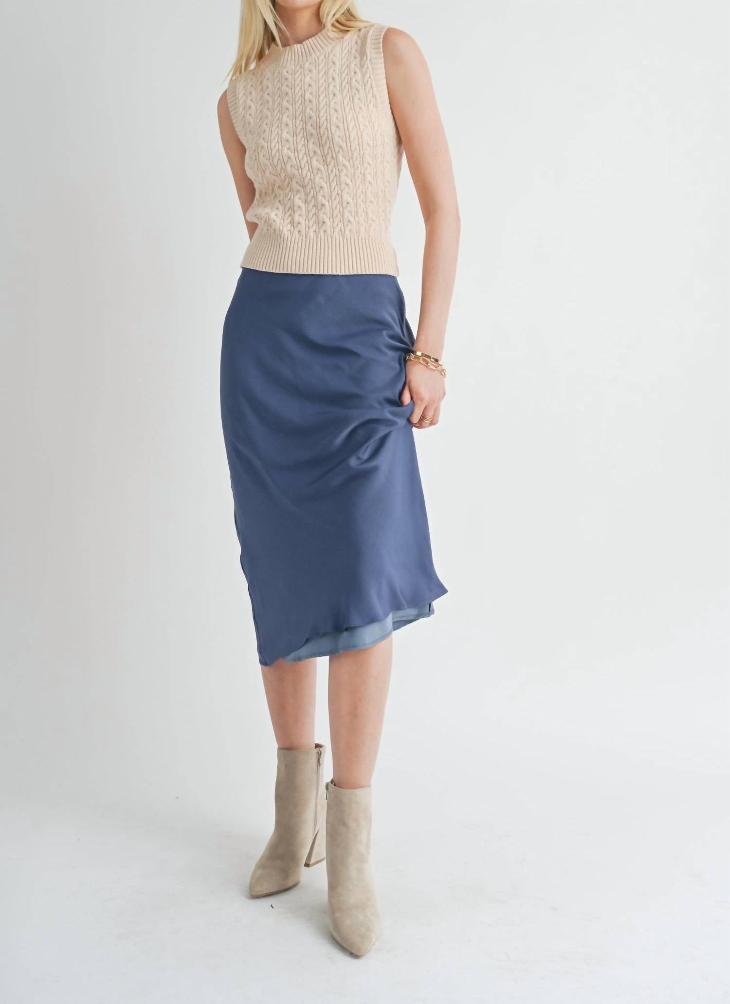 Sage The Label - Write Poetry Mermaid Midi Skirt