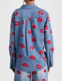 Alice + Olivia - Finelly Oversized Shirt With Pocket