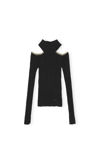 Ganni - Open Shoulder Blouse