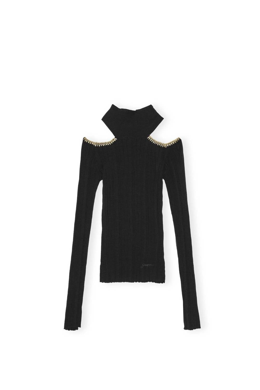 Ganni - Open Shoulder Blouse