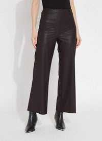 Lysse - Women's Vegan Leather Wide Leg Pants