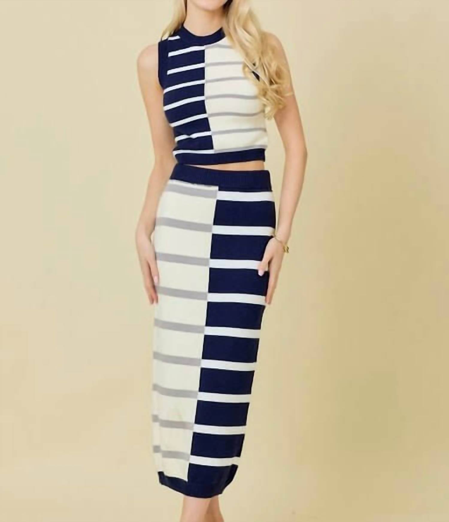Mainstrip - Angela Sweater Skirt Set
