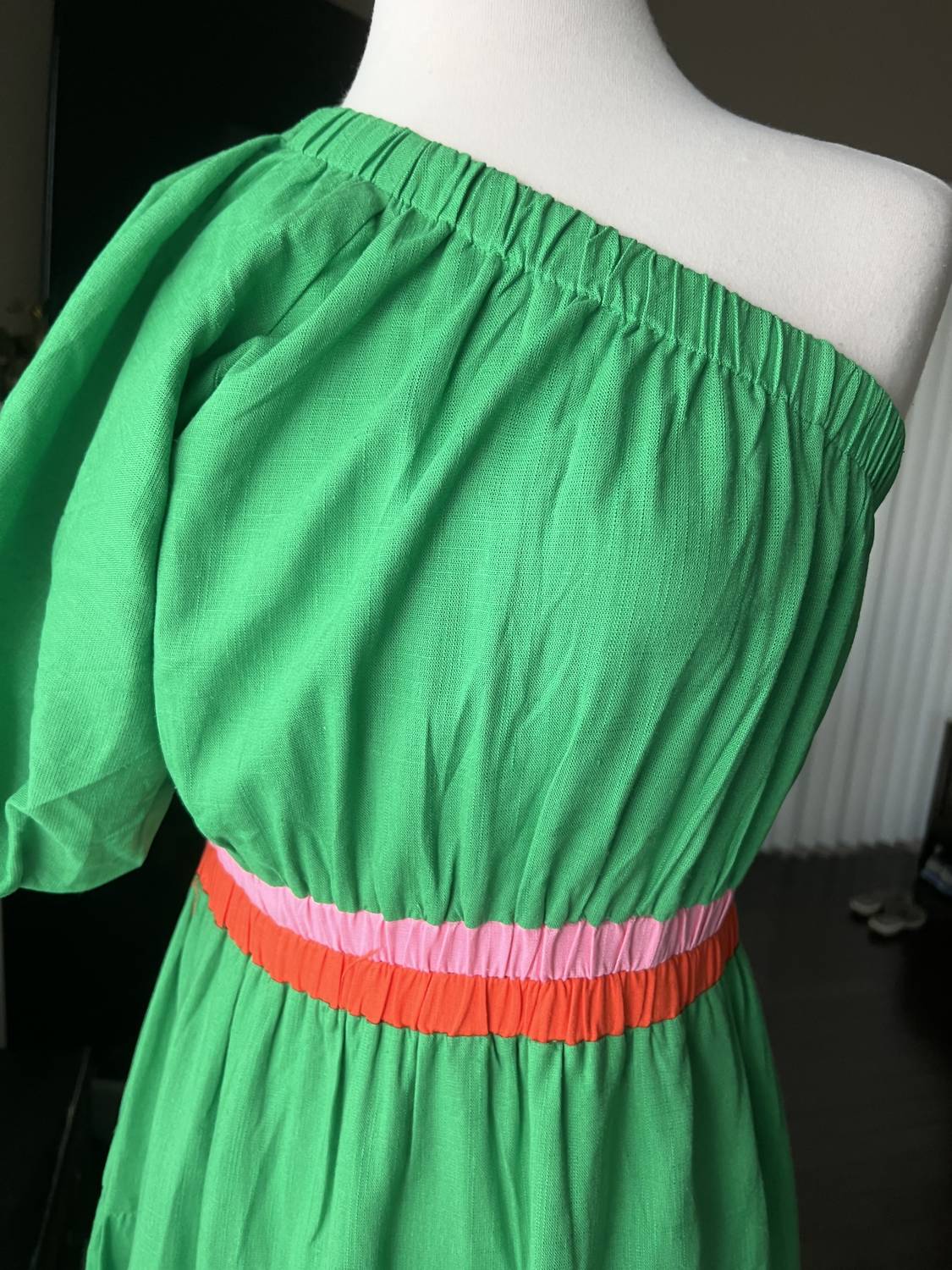 Thml - Women's Off the shoulder tiered dress