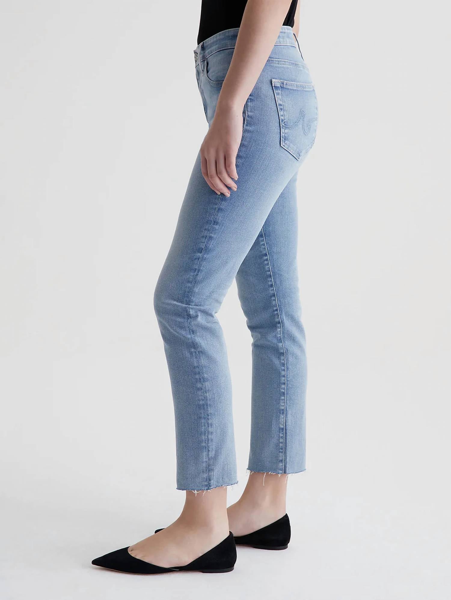 Ag Jeans - Mari Crop High-rise Slim Straight Jean