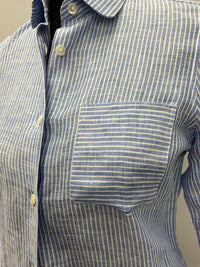 Martina Venti Dodici - STRIPED LINEN SHIRT