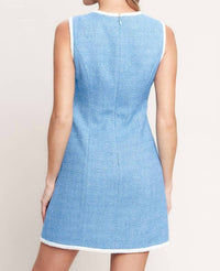 Flying Tomato - Solid Woven Mini Dress