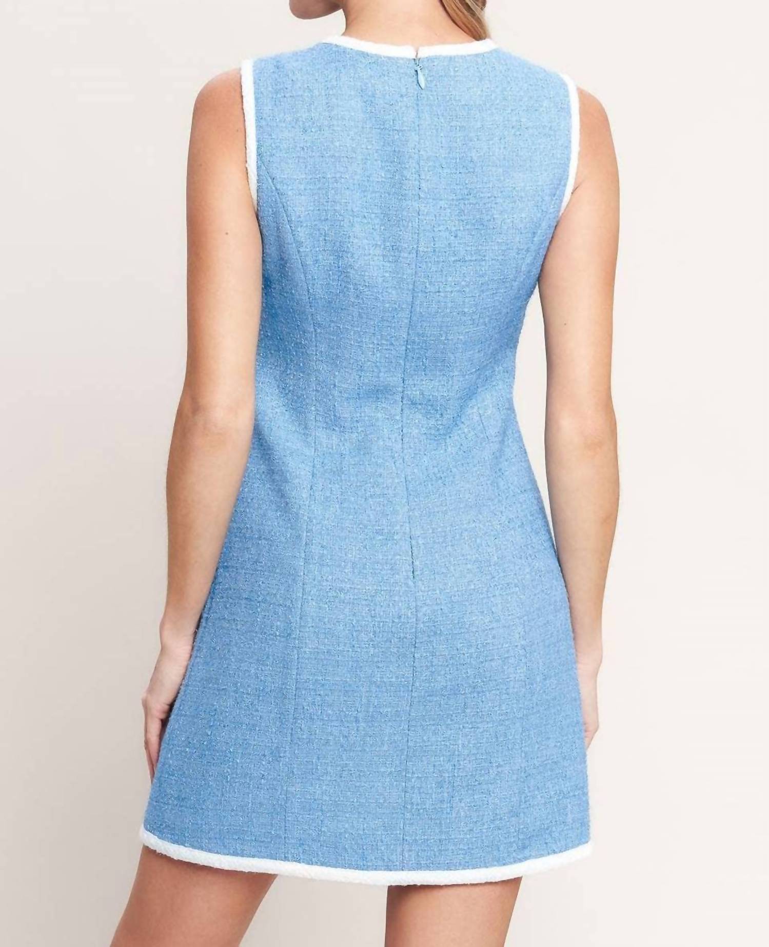 Flying Tomato - Solid Woven Mini Dress