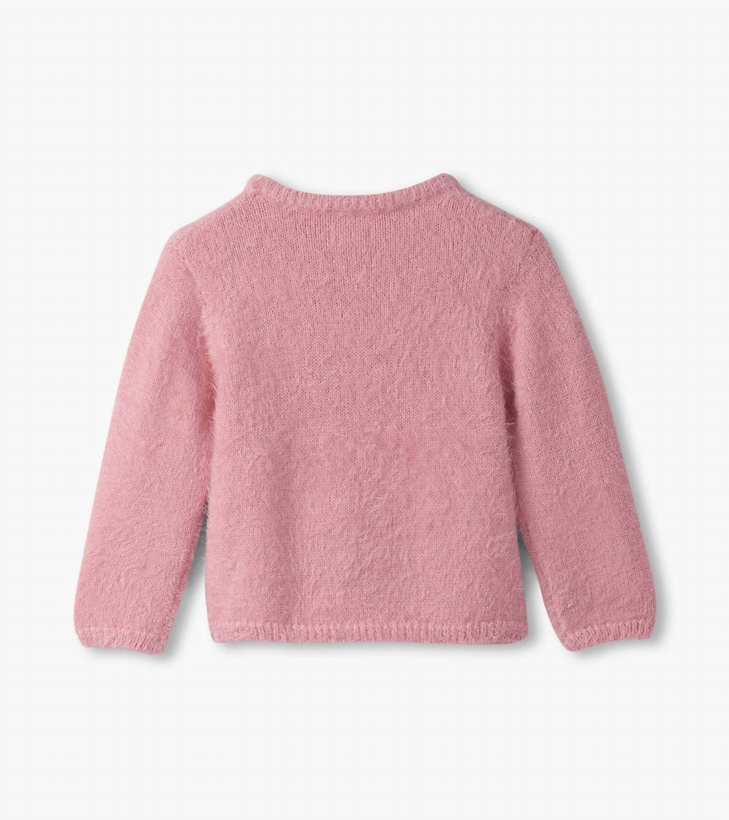 Hatley - Girl's Shiny Bow Furry Sweater