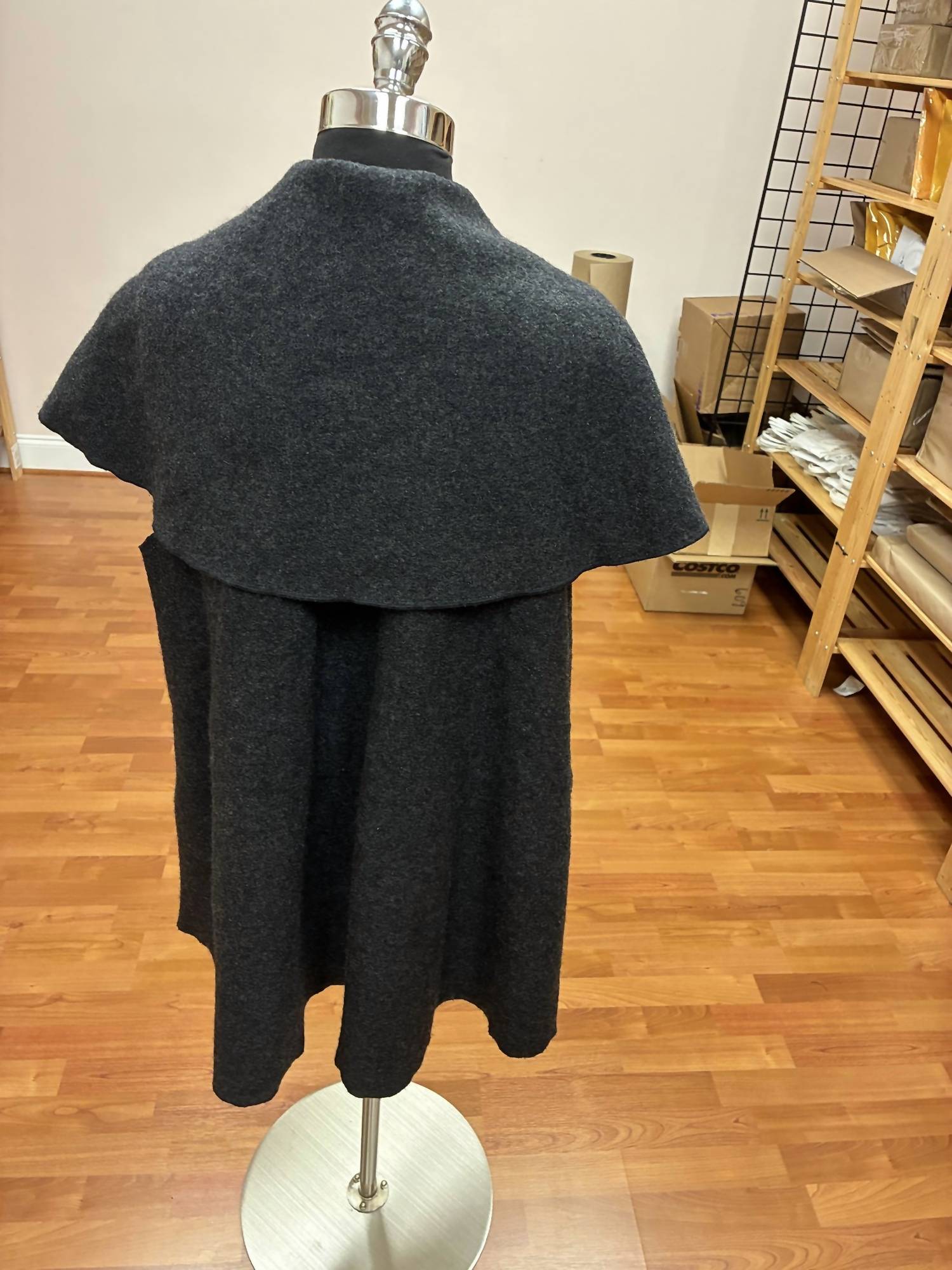 Quiet Luxury - Women's Boiled Wool Cape