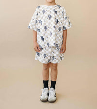 Lucky Panda Kids - Kids Retro Short Set