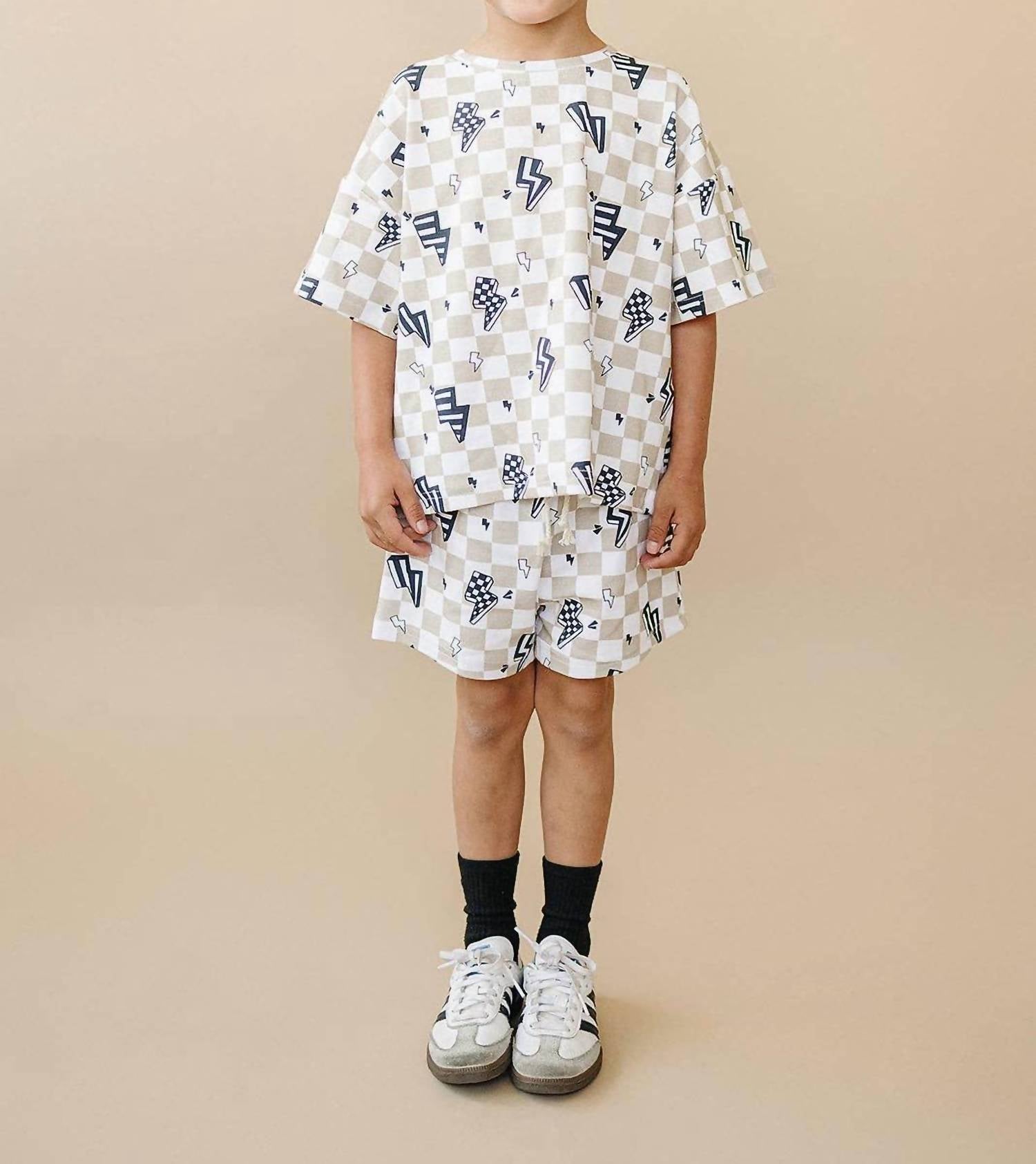Lucky Panda Kids - Kids Retro Short Set