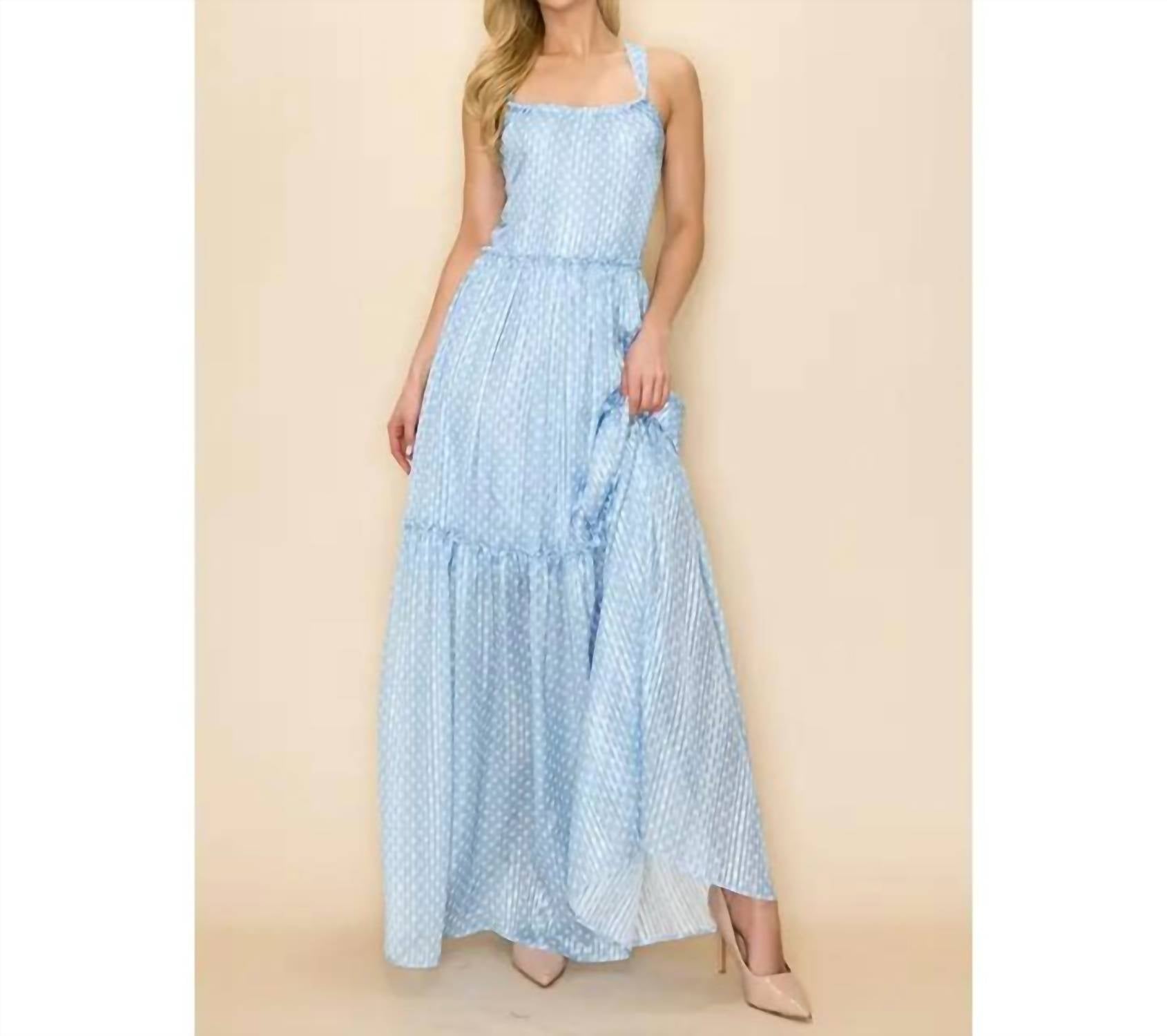 Ina Fashion - Smocked Maxi Dress